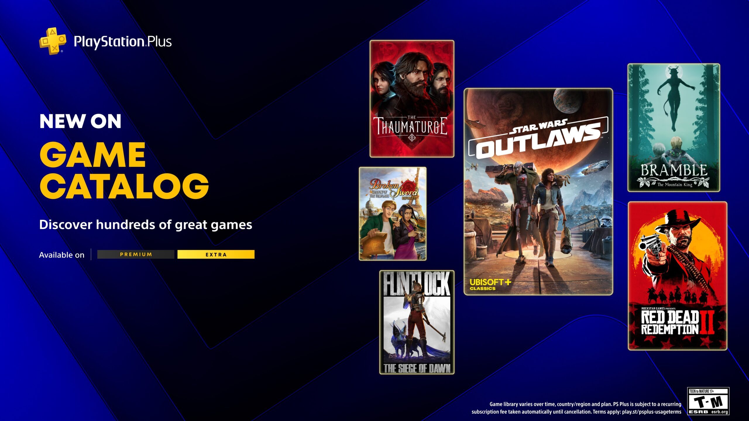 PS Plus 5월 카탈로그, Star Wars·RDR2 라인업