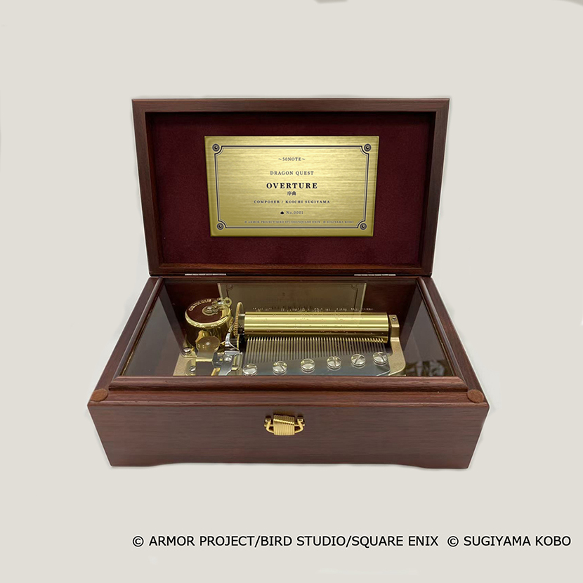 Dragon Quest collector goods reopen with a 50-note music box, hanafuda and a 40th set