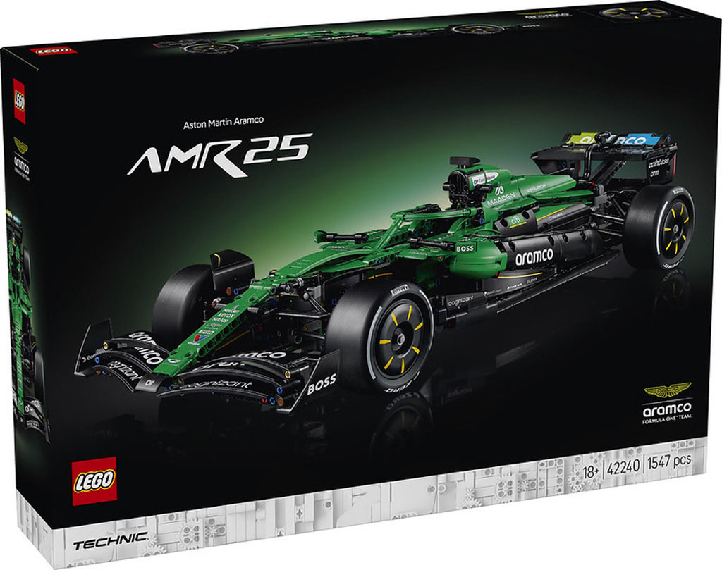 LEGO Technic Aston Martin AMR25 42240 Revealed for F1 Collectors