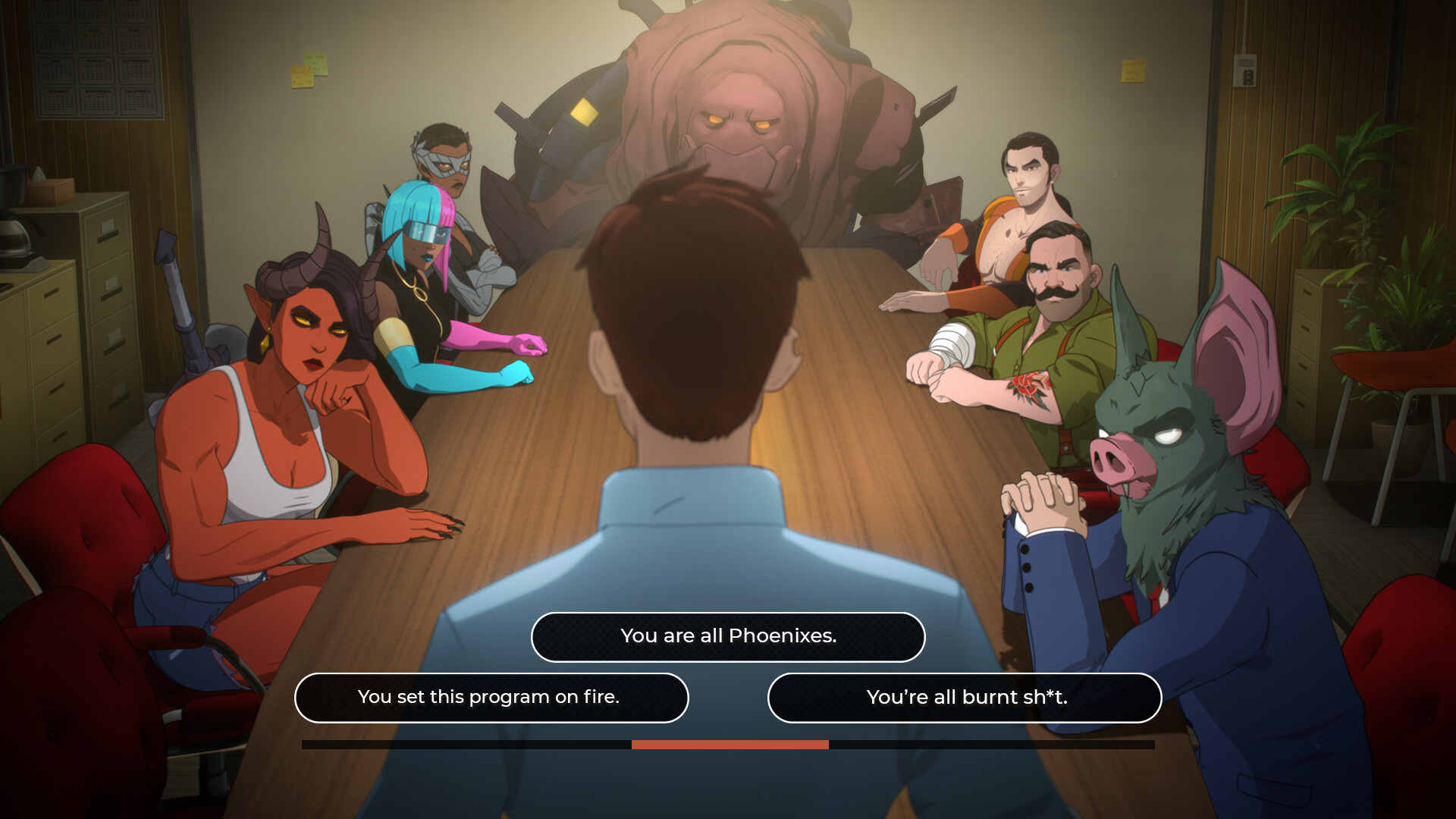 Dispatch HR Violations Update Adds Three Player-Selected Censorship Filters