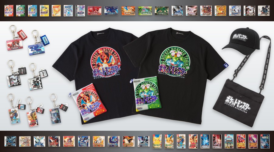 Pokemon package-design goods hit Pokemon Center Online on June 18 with shirts, pins, and keyholders