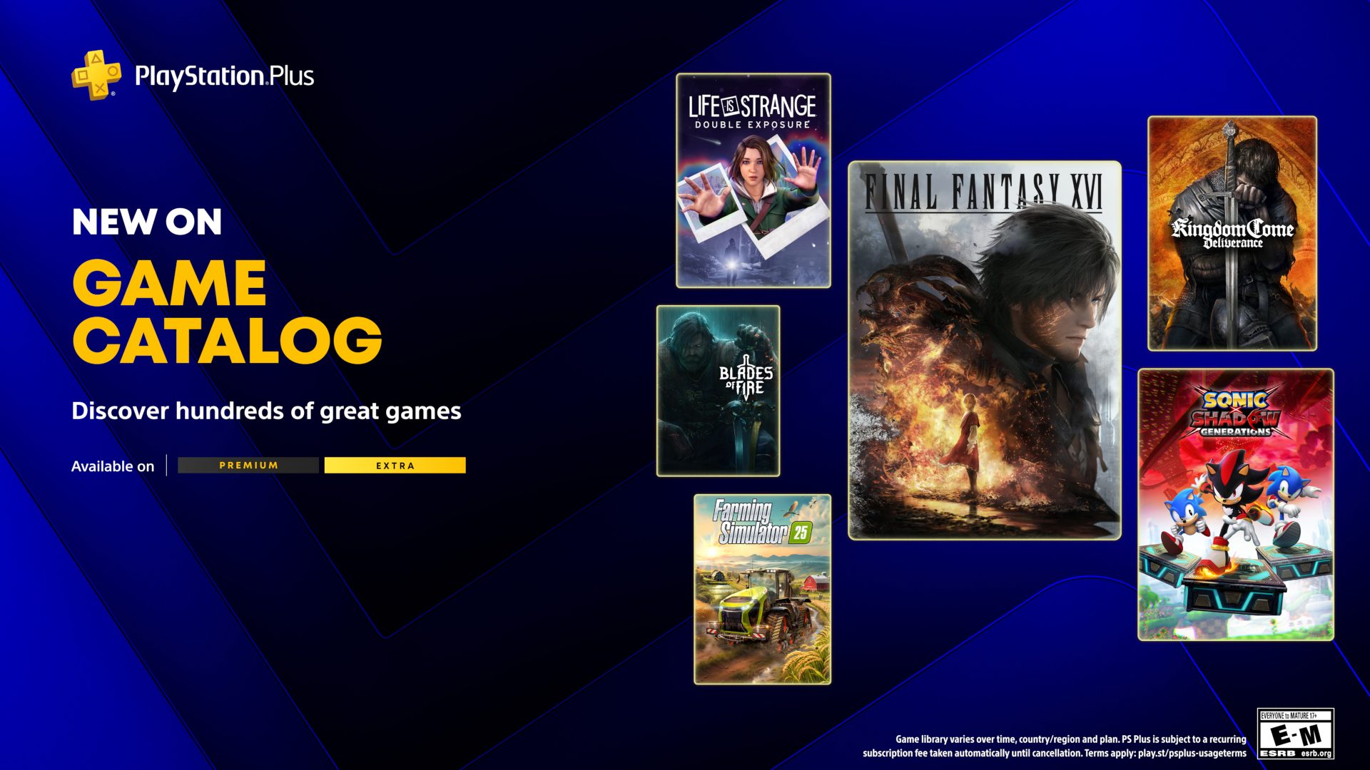 PS Plus 6월 게임 카탈로그 공개, FF16은 16일 들어온다