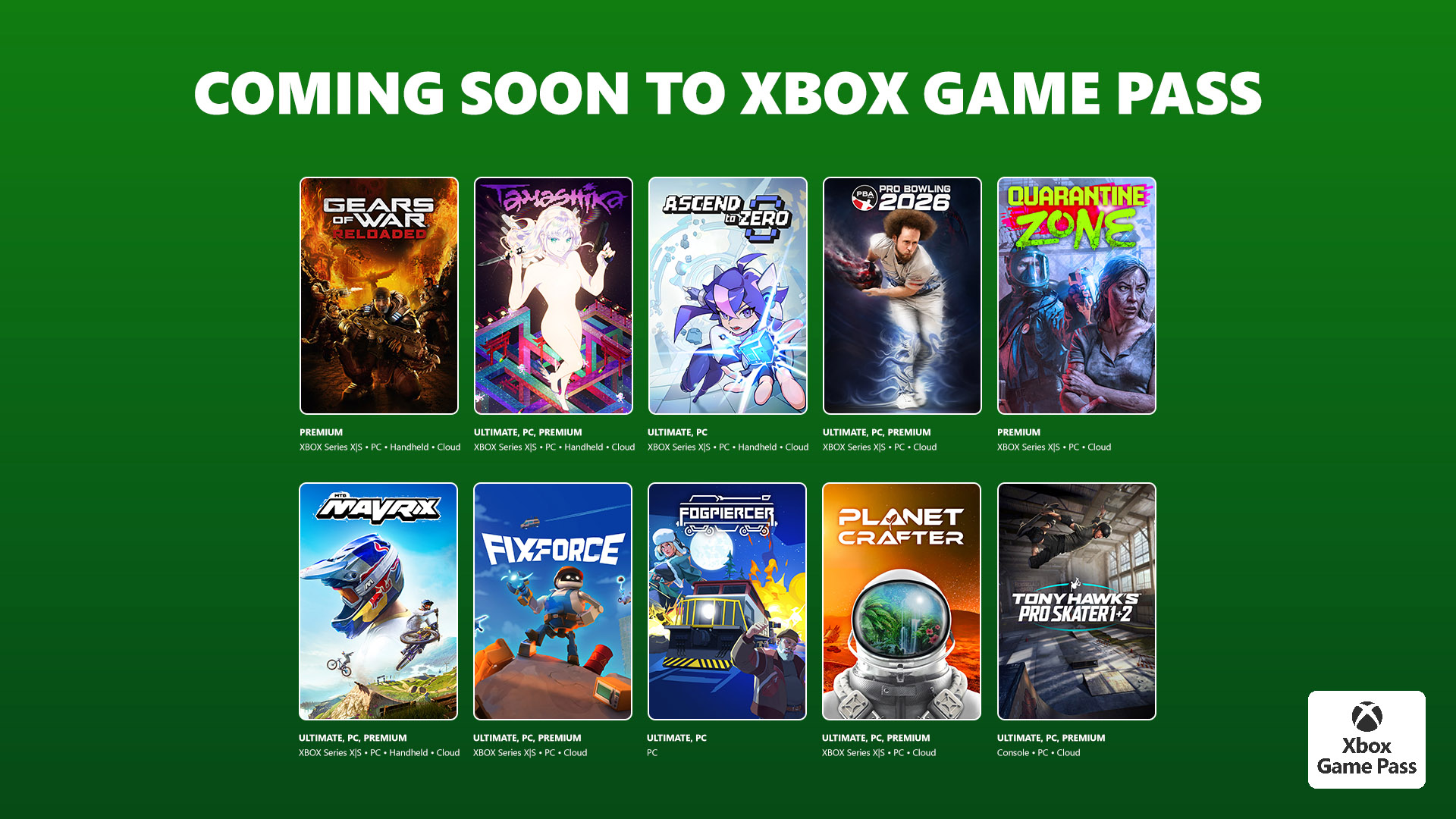 Xbox Game Pass July Wave 1 Adds Tony Hawk and Palworld 1.0