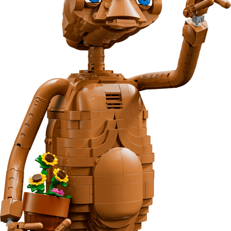 LEGO Ideas E.T. 21370 launches August 1 with 1,226 pieces and a light-up heart brick