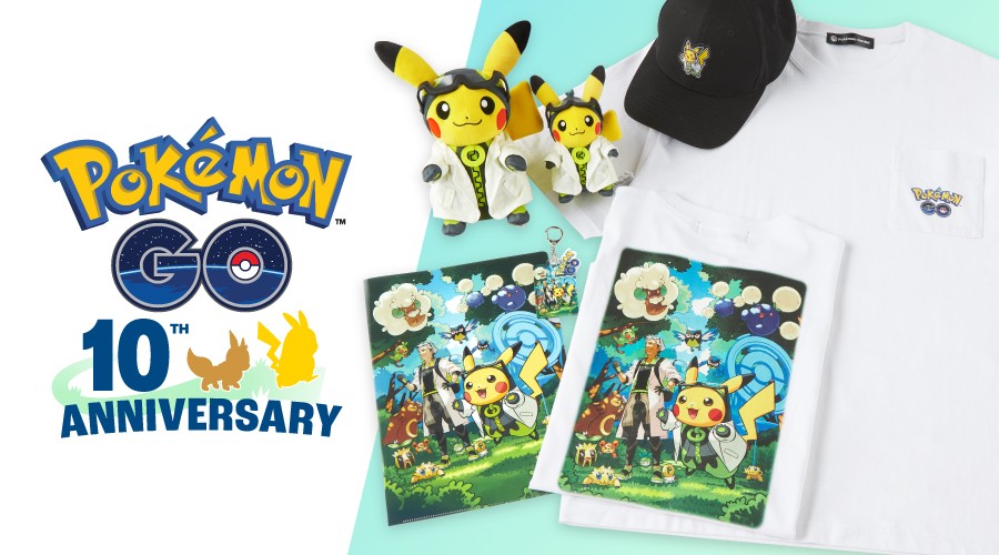 Pokémon GO 10th anniversary goods start online at Pokémon Center on July 9
