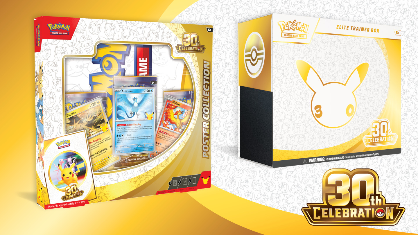포켓몬 TCG 30th Celebration, 9월 16일 상품 라인업 공개