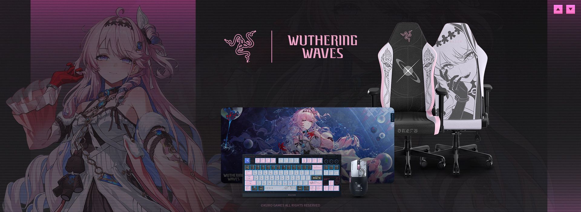 Razer reveals Wuthering Waves gaming gear collection with four items