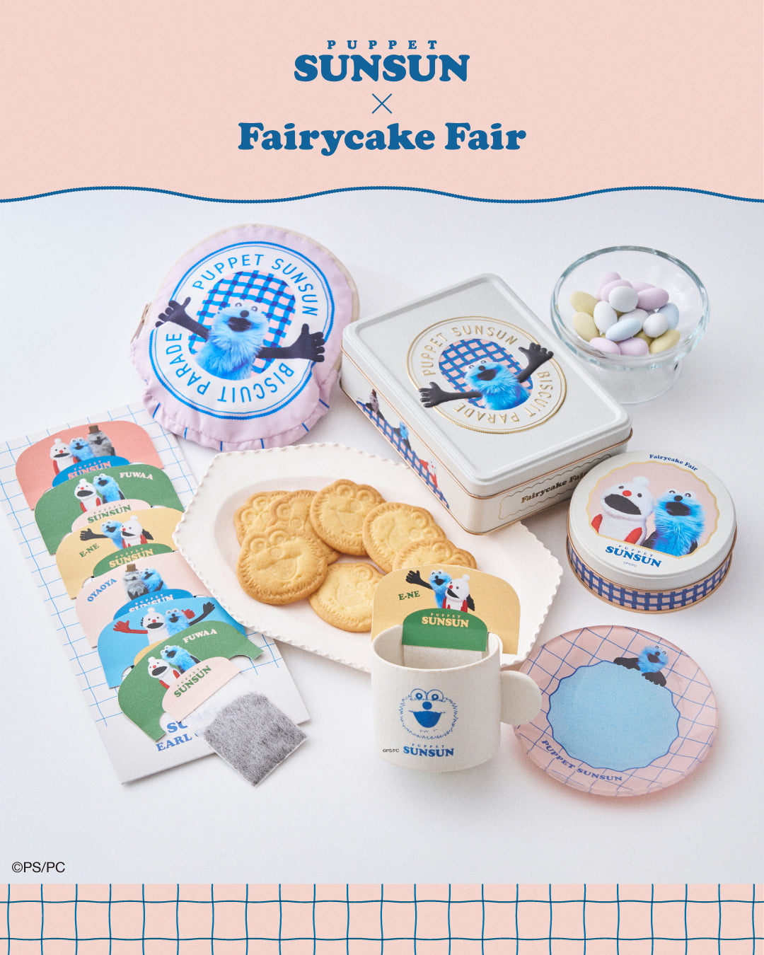 Puppet Sunsun and Fairycake Fair collaboration starts in Tokyo on September 3