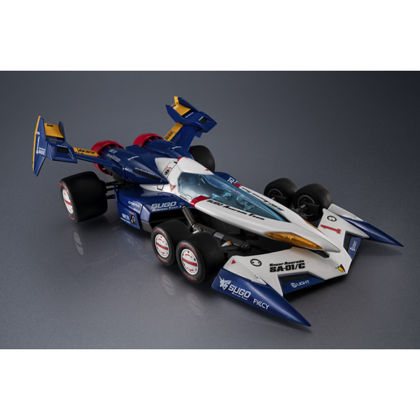 スーパーアスラーダSA-01/C、ブーストポッドとエフェクトファンが差し替えなしで展開
