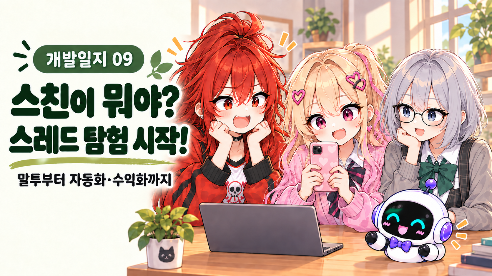 스레드 자동화, 스친부터 배워야겠는데? | 아카바네 레드 개발일지 09