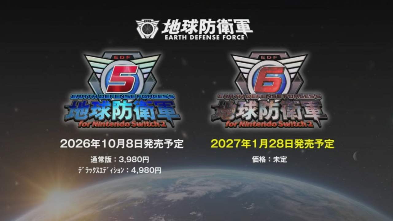 Earth Defense Force 6 hits Switch 2 on January 28 with Korean support