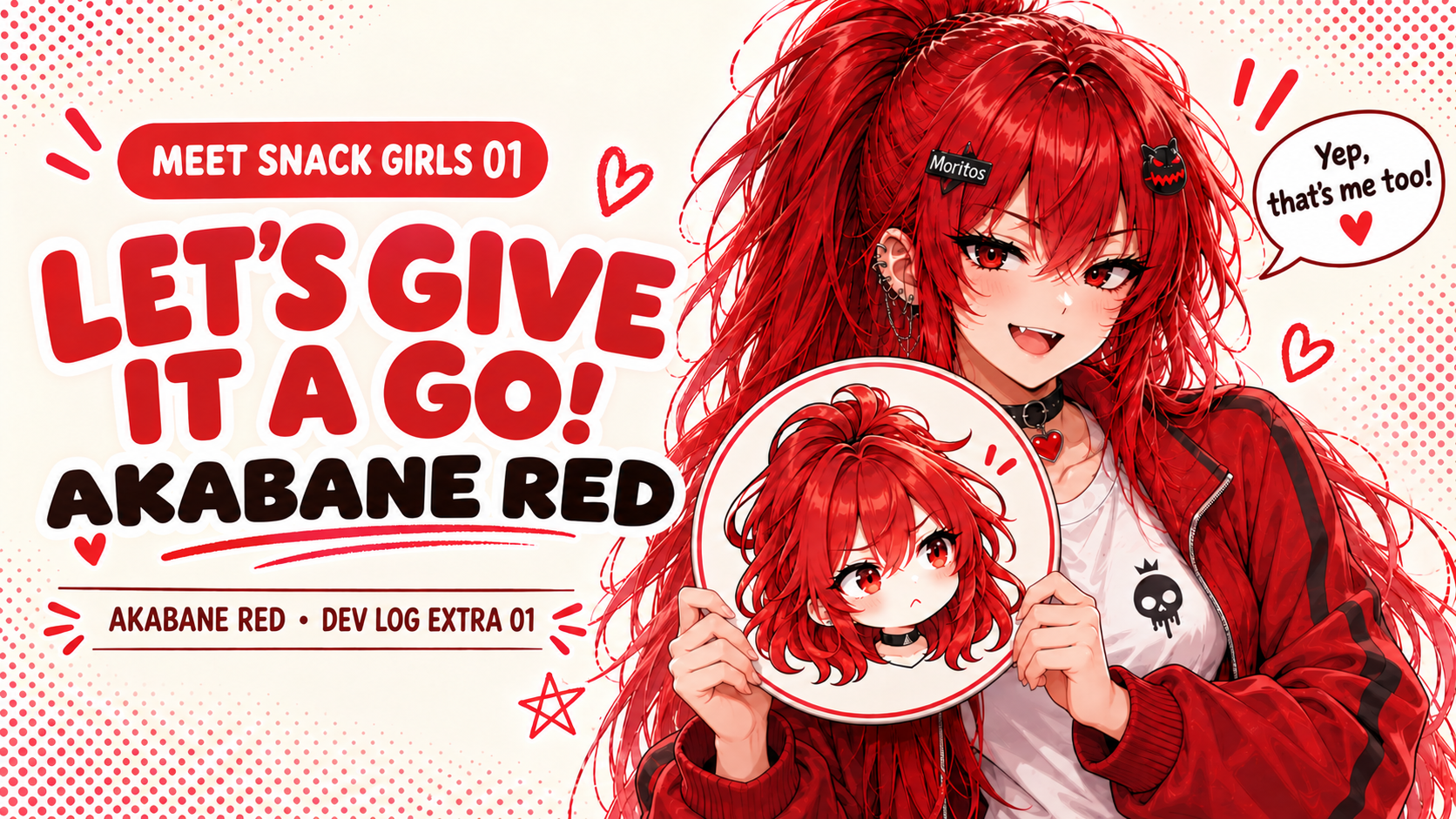 Meet the Snack Girls! I’m Up First—Red! | Akabane Red Dev Log Extra 01