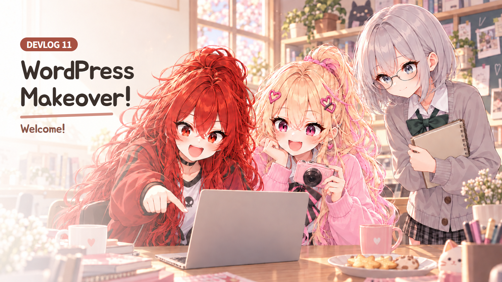 Our WordPress Makeover: Snackgirls Took Over the Empty Space! | Akabane Red Devlog 11
