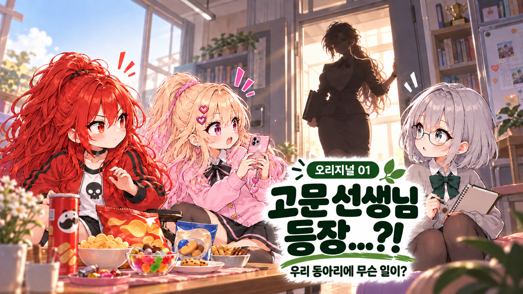 동아리 고문 선생님의 등장! | 스낵걸즈 오리지널 01