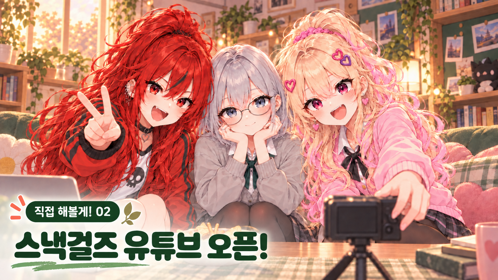 스낵걸즈 유튜브 채널 개설! 사진 한 장으로 프로필·배너 만들기 | 직접 해볼게! 02