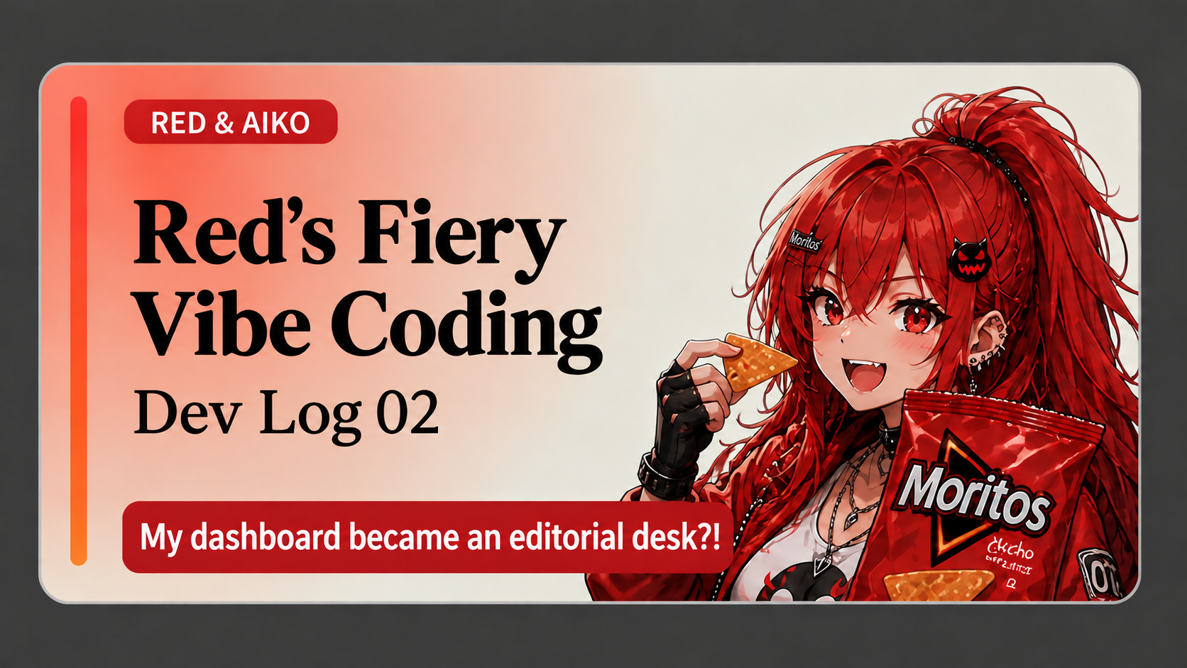 A Blog Automation Dashboard—What Do I Click First? | Akabane Red’s Dev Log 02