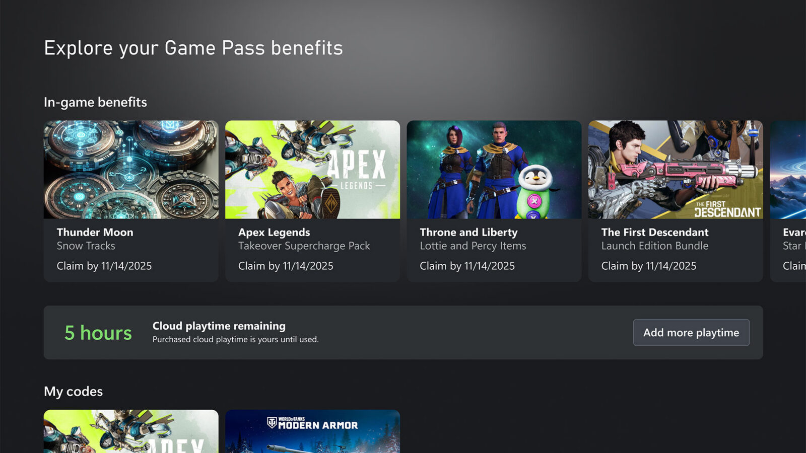 Xbox Cloud Gaming, 월간 시간 제한 도입