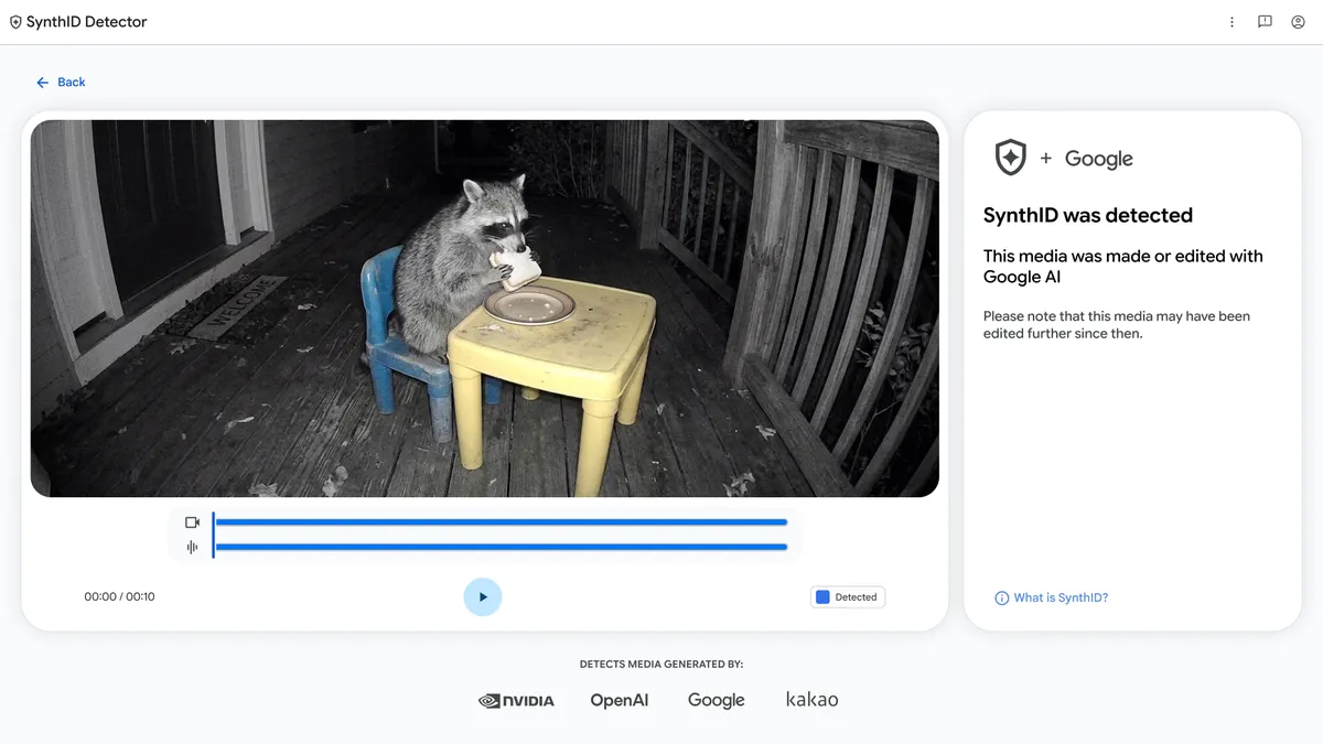 SynthID Detectorが世界で一般公開、AI生成メディアの透かしを確認