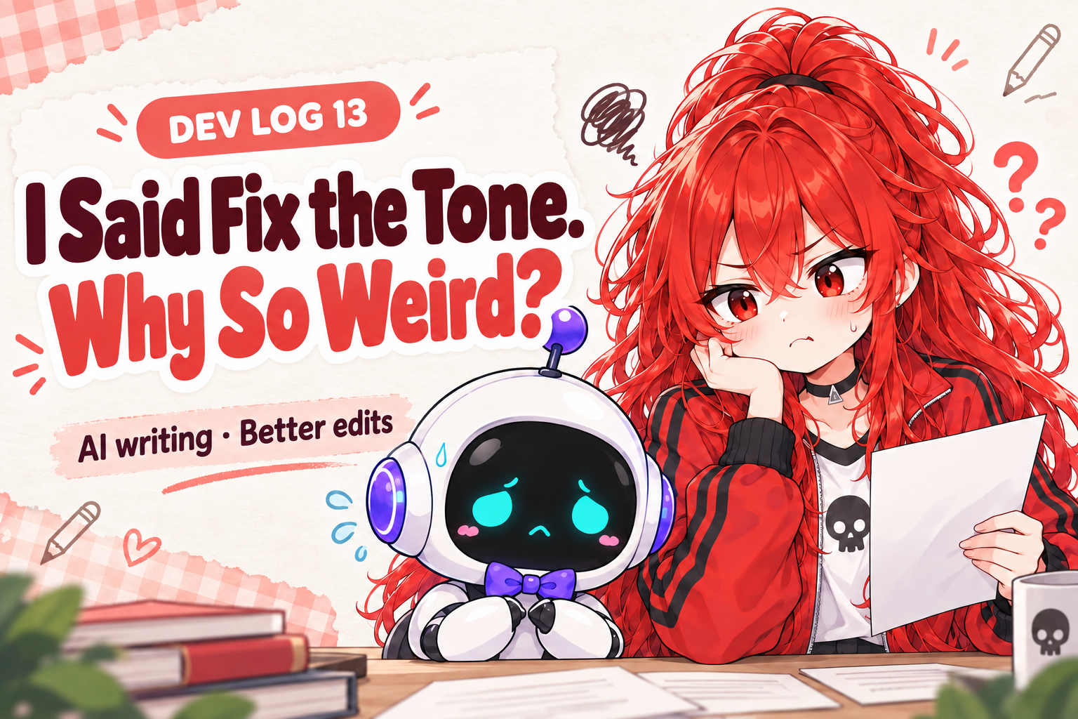 AI Writing Still Sounds Weird? Give It a Better Editing Brief | Akabane Red’s Dev Log 13